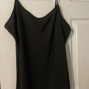 Black DKNY stackable camisole.